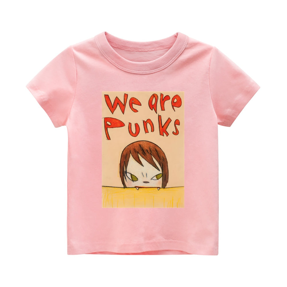 Yoshitomo Nara Vintage Kids Cotton T-shirt