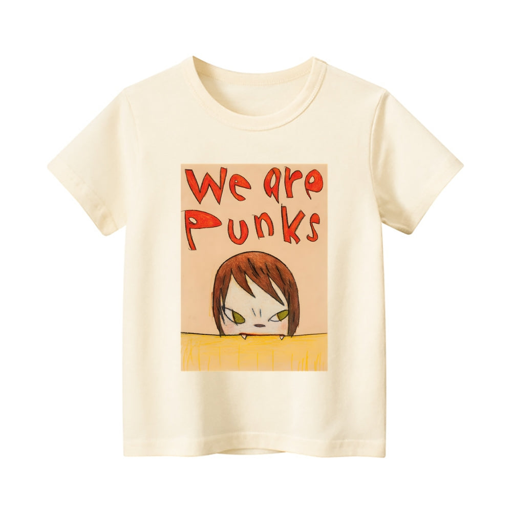 Yoshitomo Nara Vintage Kids Cotton T-shirt
