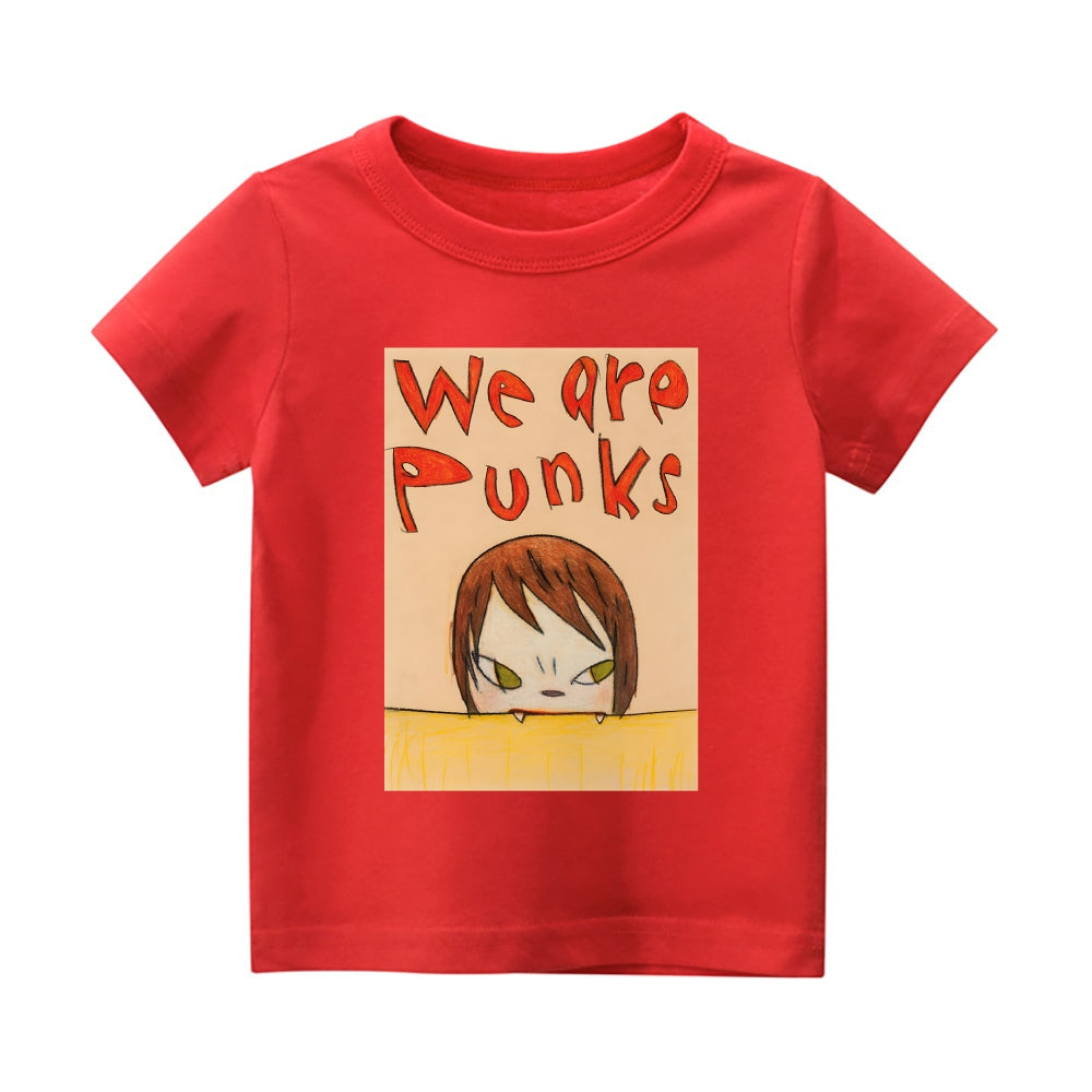 Yoshitomo Nara Vintage Kids Cotton T-shirt