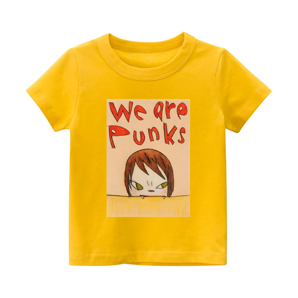 Yoshitomo Nara Vintage Kids Cotton T-shirt