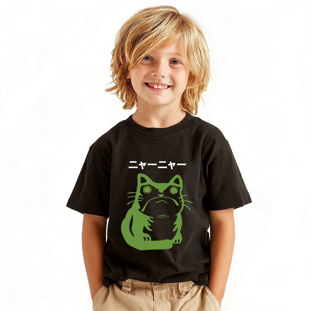 Frog Vintage Kids Cotton T-shirt