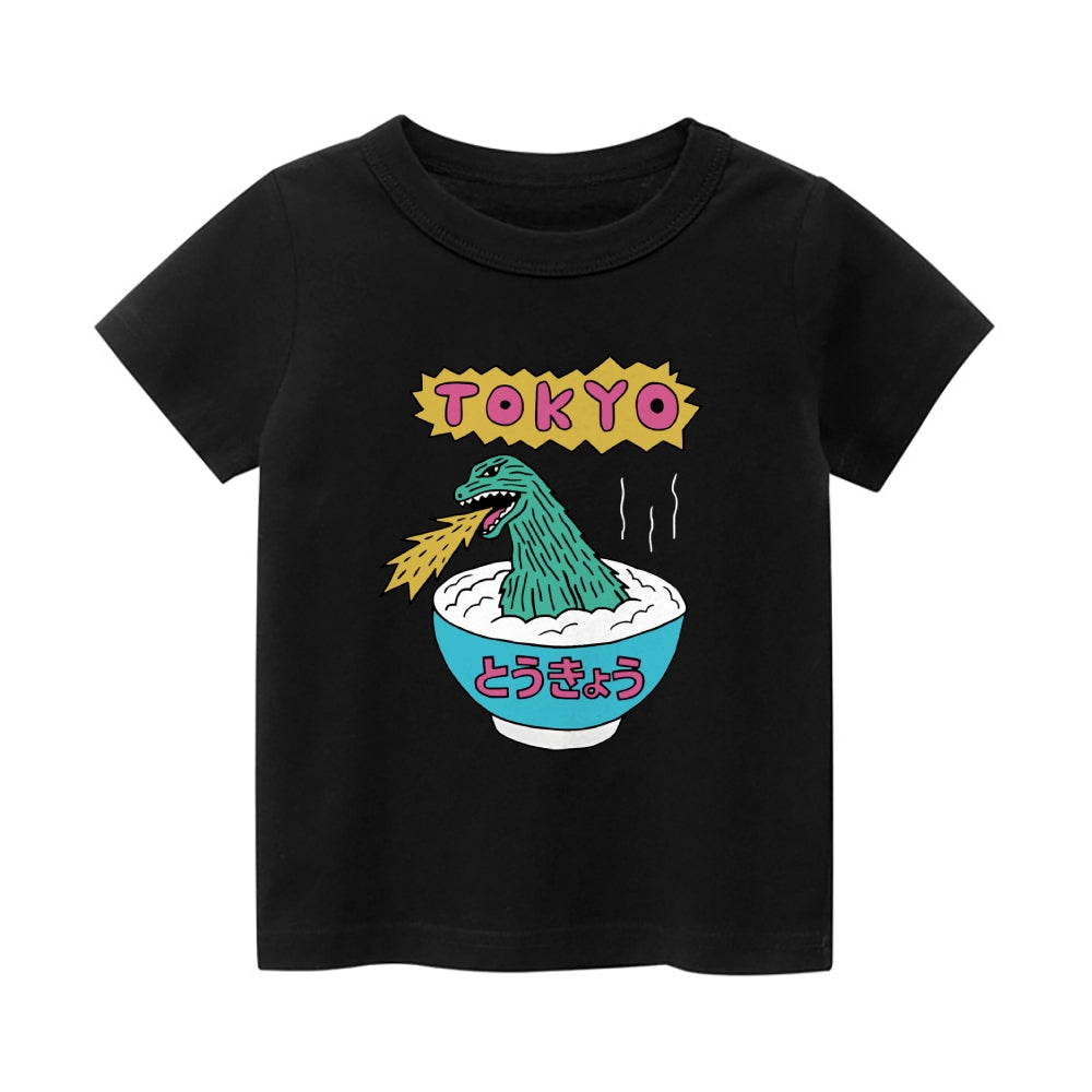 Tokyo Kaiju Vintage Kids Cotton T-shirt