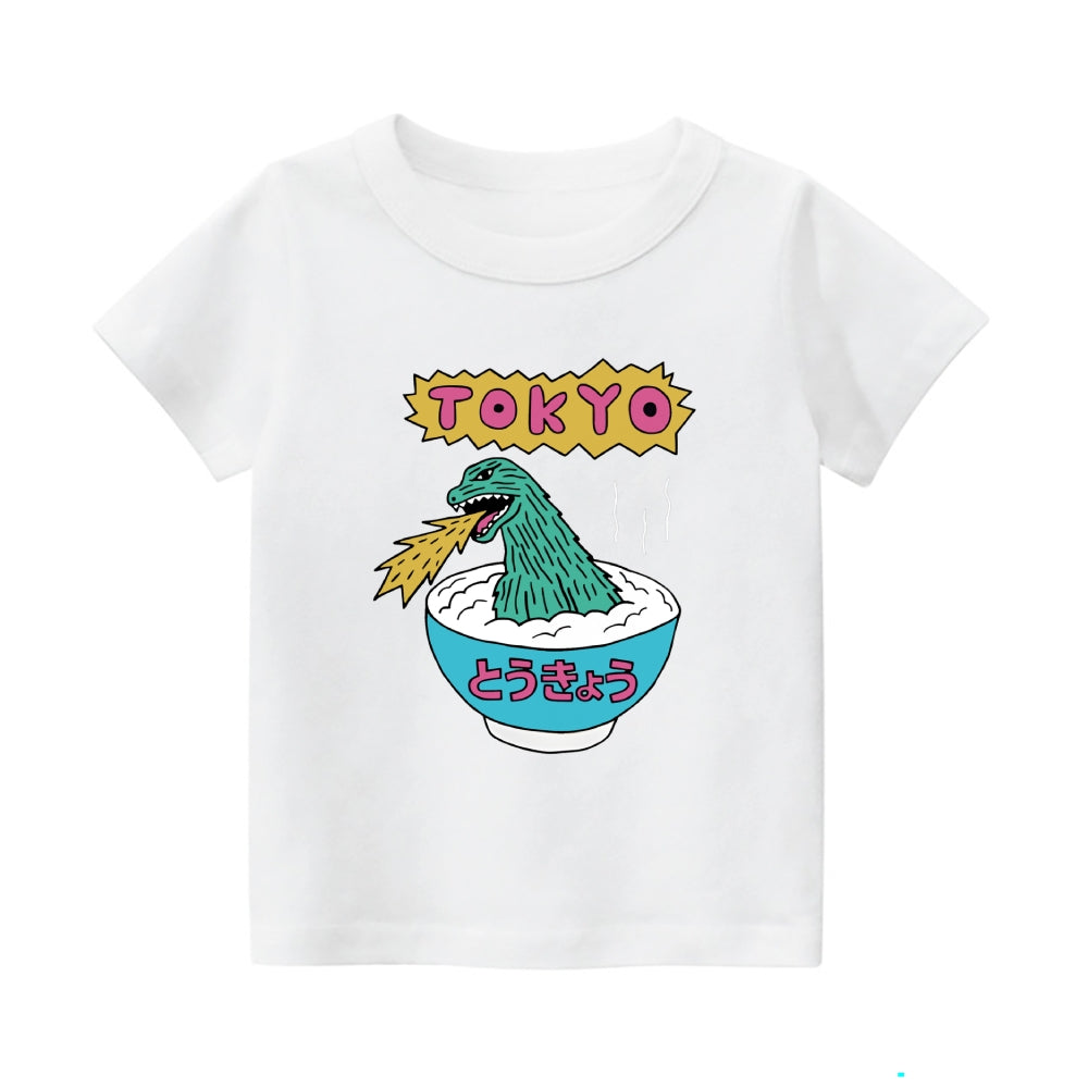 Tokyo Kaiju Vintage Kids Cotton T-shirt