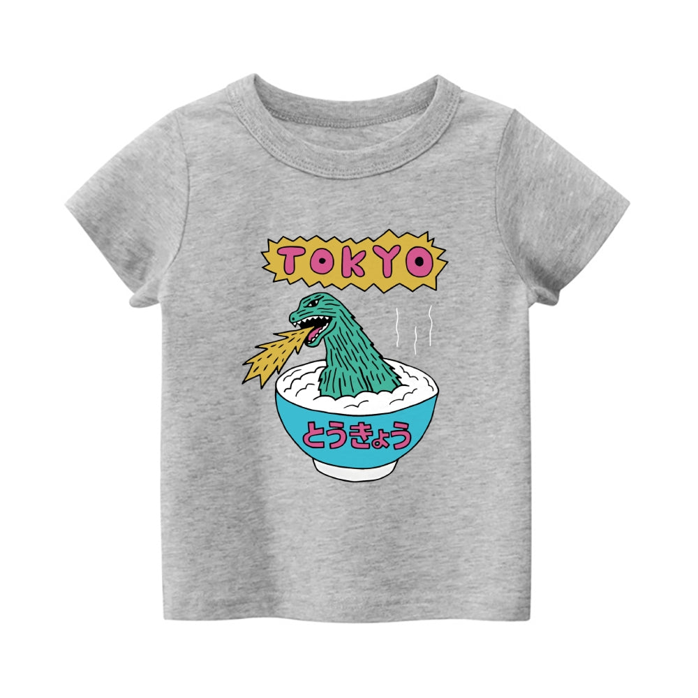 Tokyo Kaiju Vintage Kids Cotton T-shirt