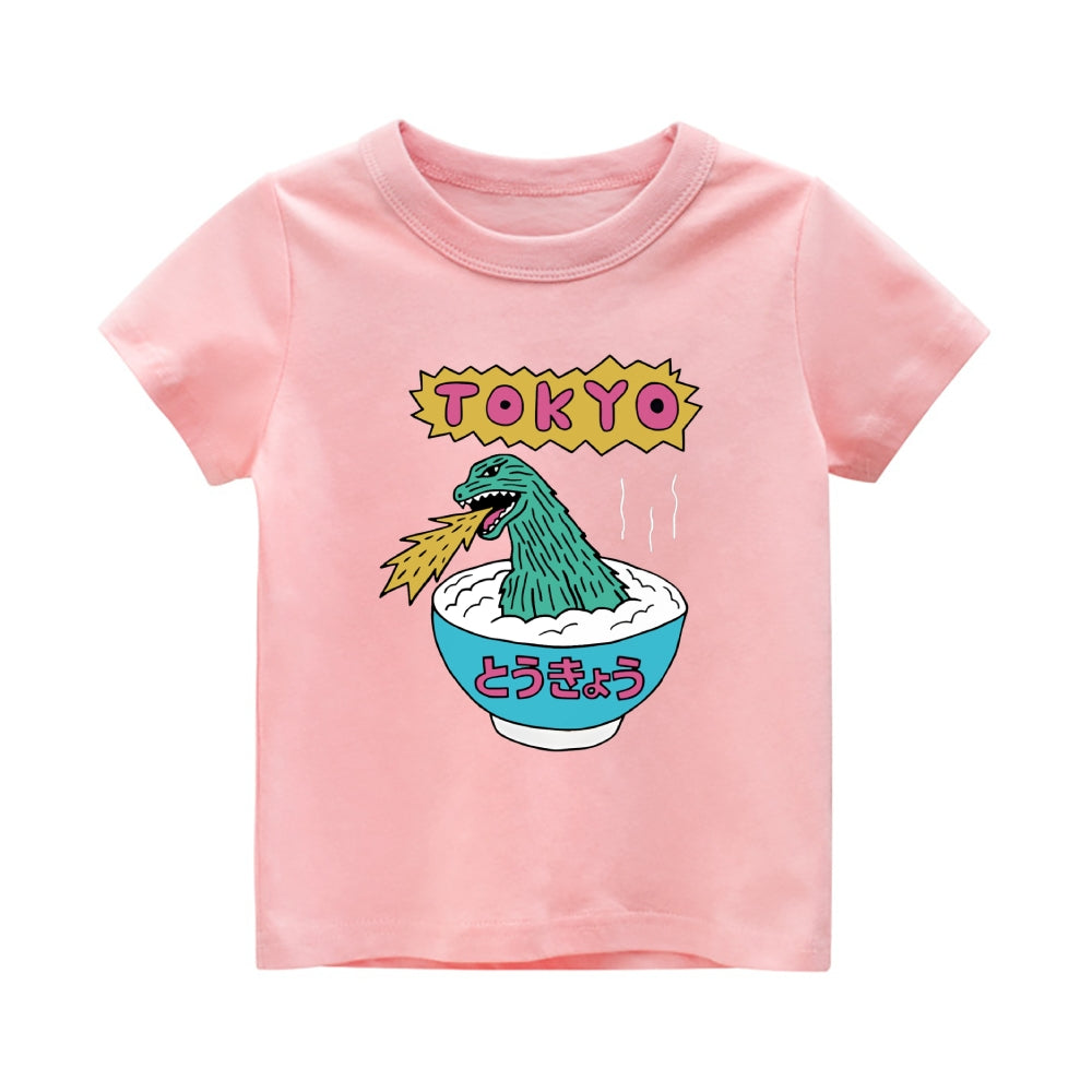 Tokyo Kaiju Vintage Kids Cotton T-shirt
