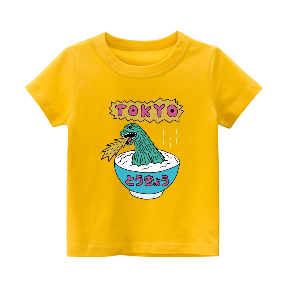 Tokyo Kaiju Vintage Kids Cotton T-shirt