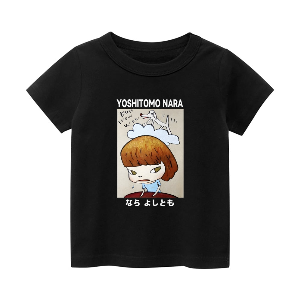 Yoshitomo Nara Vintage Kids Cotton T-shirt