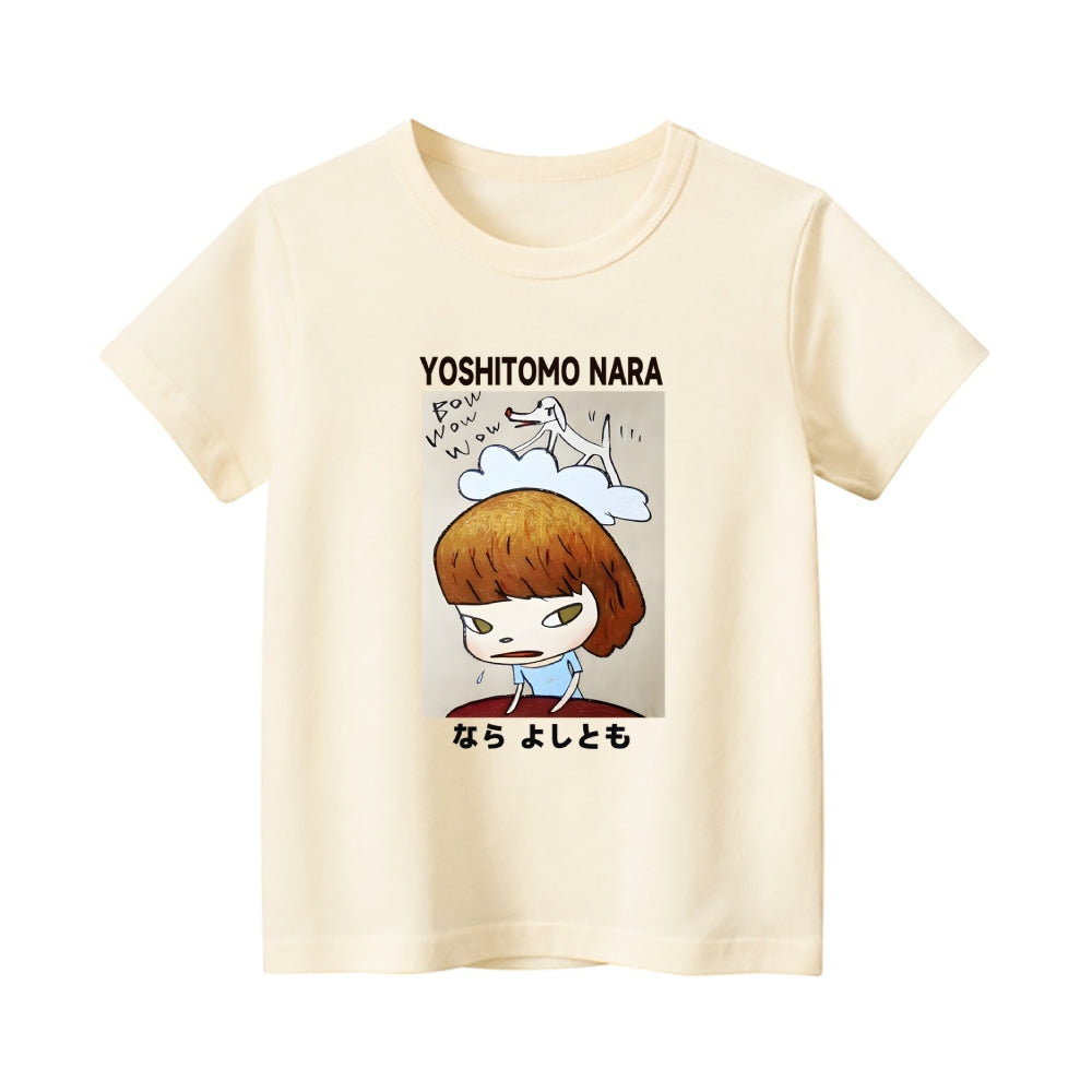 Yoshitomo Nara Vintage Kids Cotton T-shirt