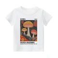 Yayoi Kusama Mushroom Vintage Kids Cotton T-shirt
