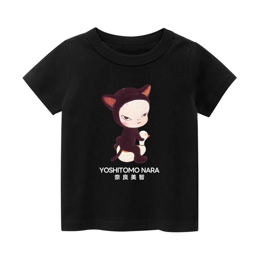 Yoshitomo Nara Vintage Kids Cotton T-shirt