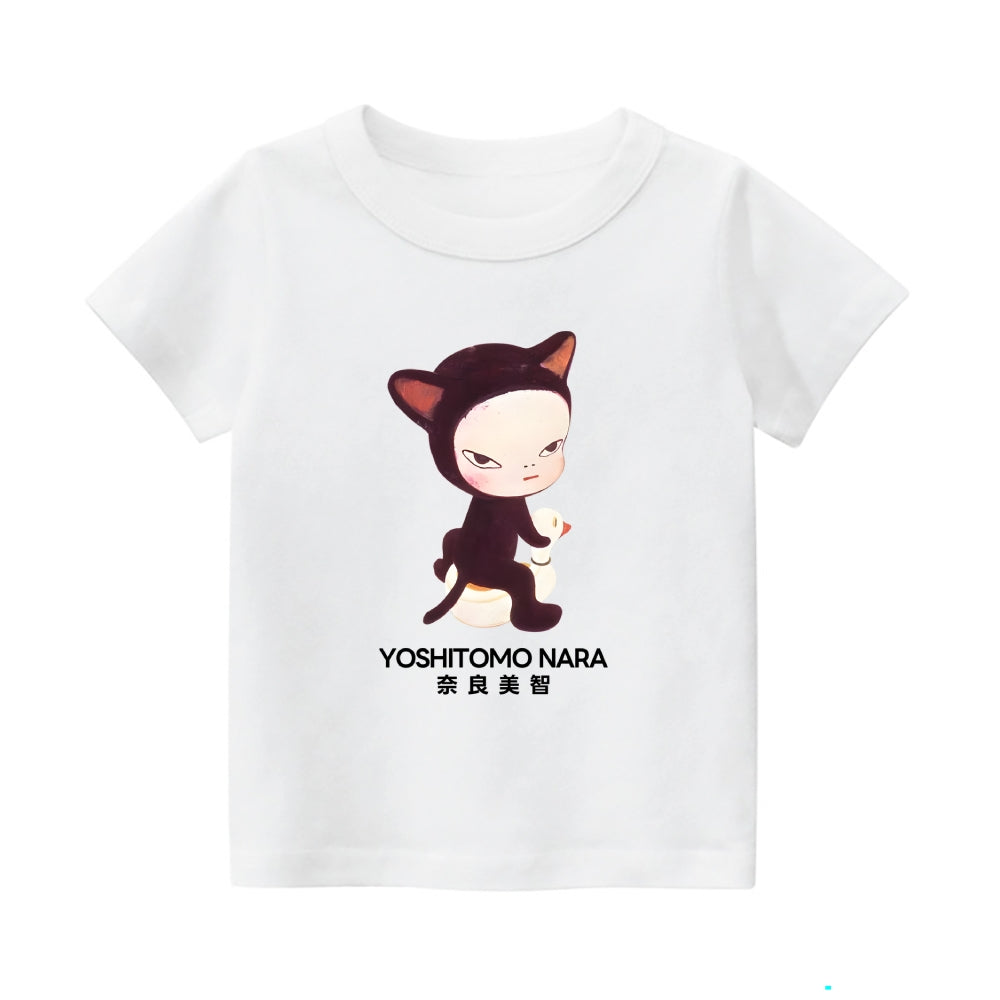 Yoshitomo Nara Vintage Kids Cotton T-shirt
