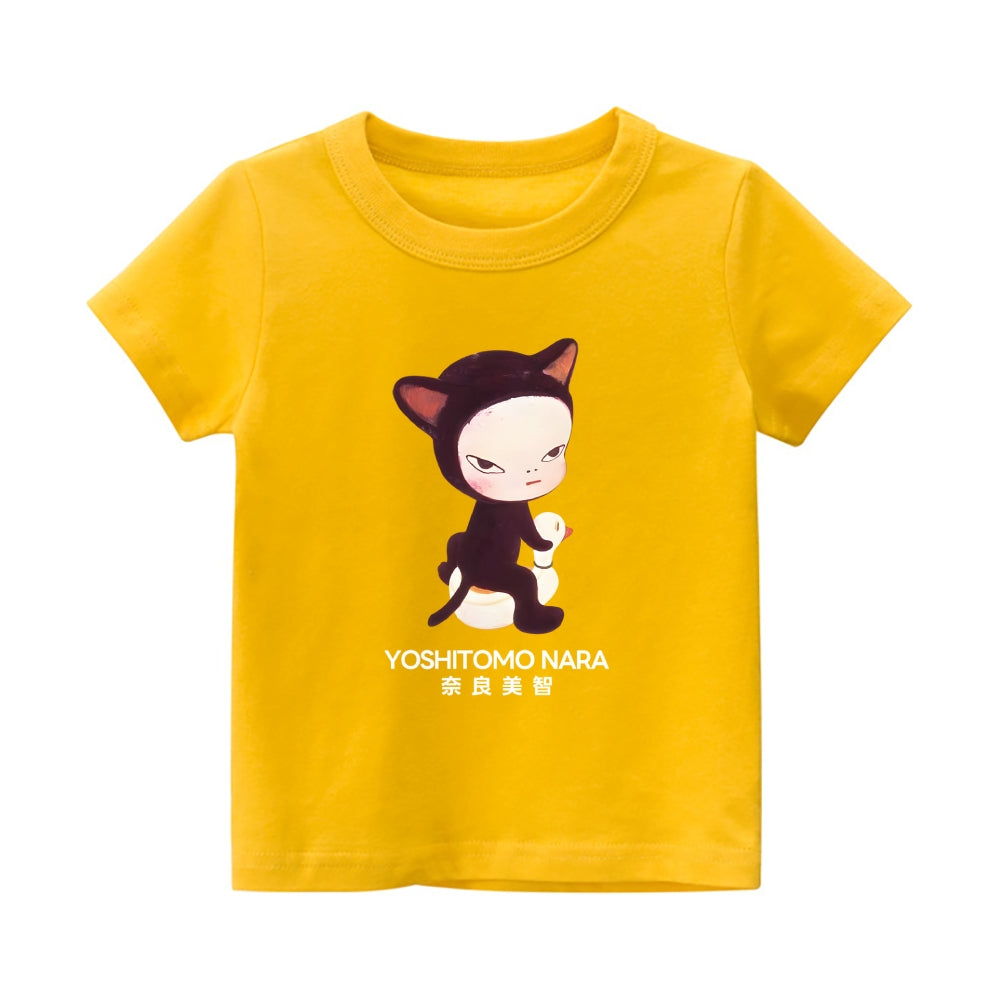 Yoshitomo Nara Vintage Kids Cotton T-shirt