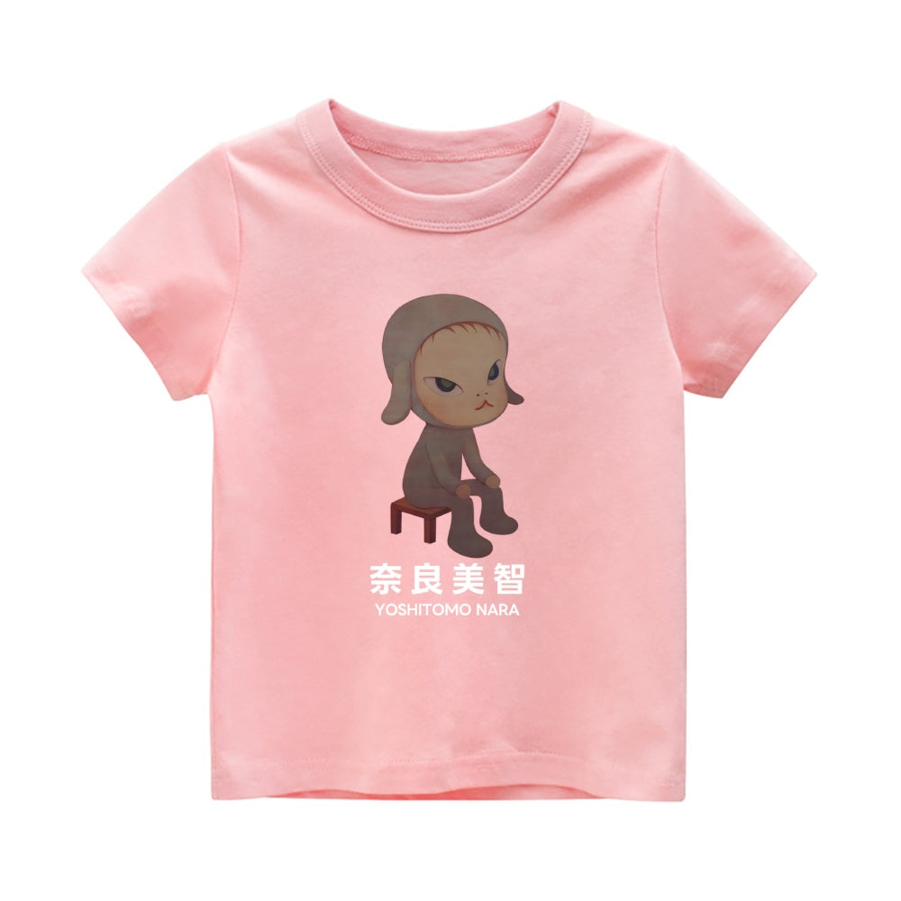 Yoshitomo Nara Vintage Kids Cotton T-shirt