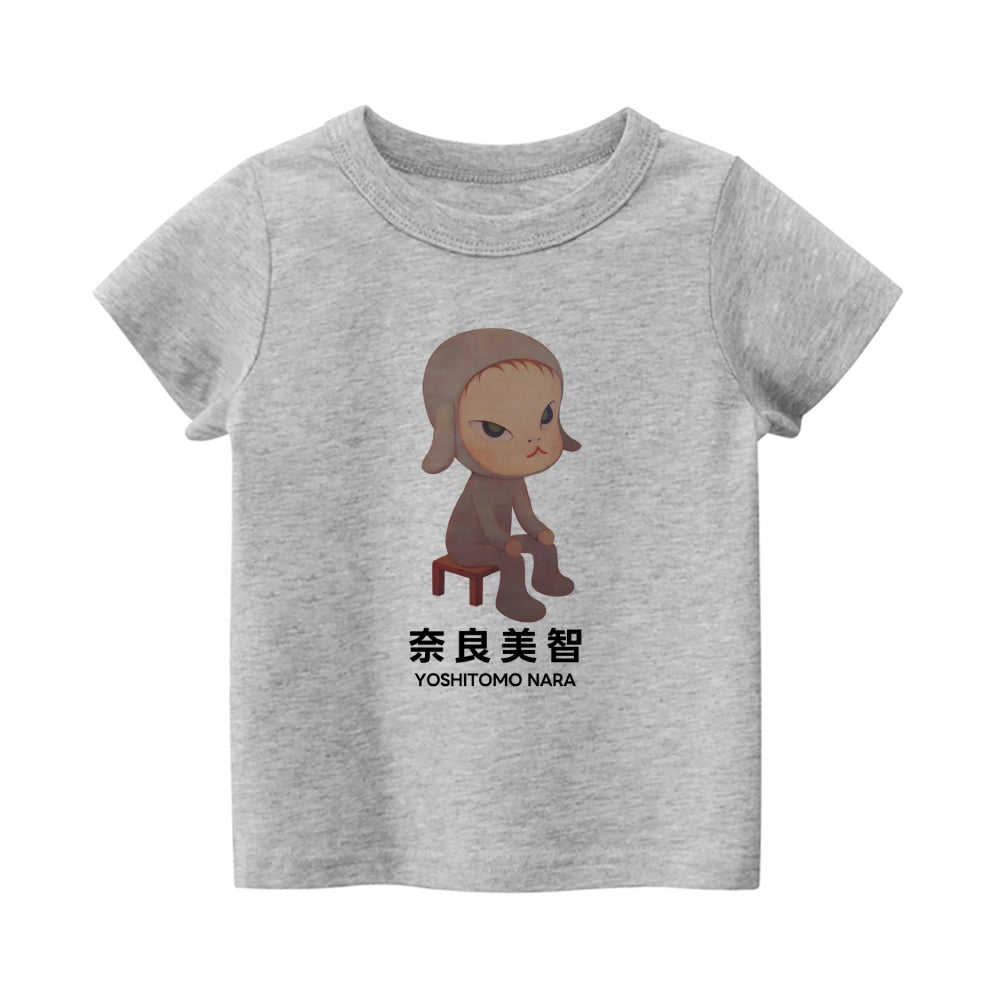 Yoshitomo Nara Vintage Kids Cotton T-shirt