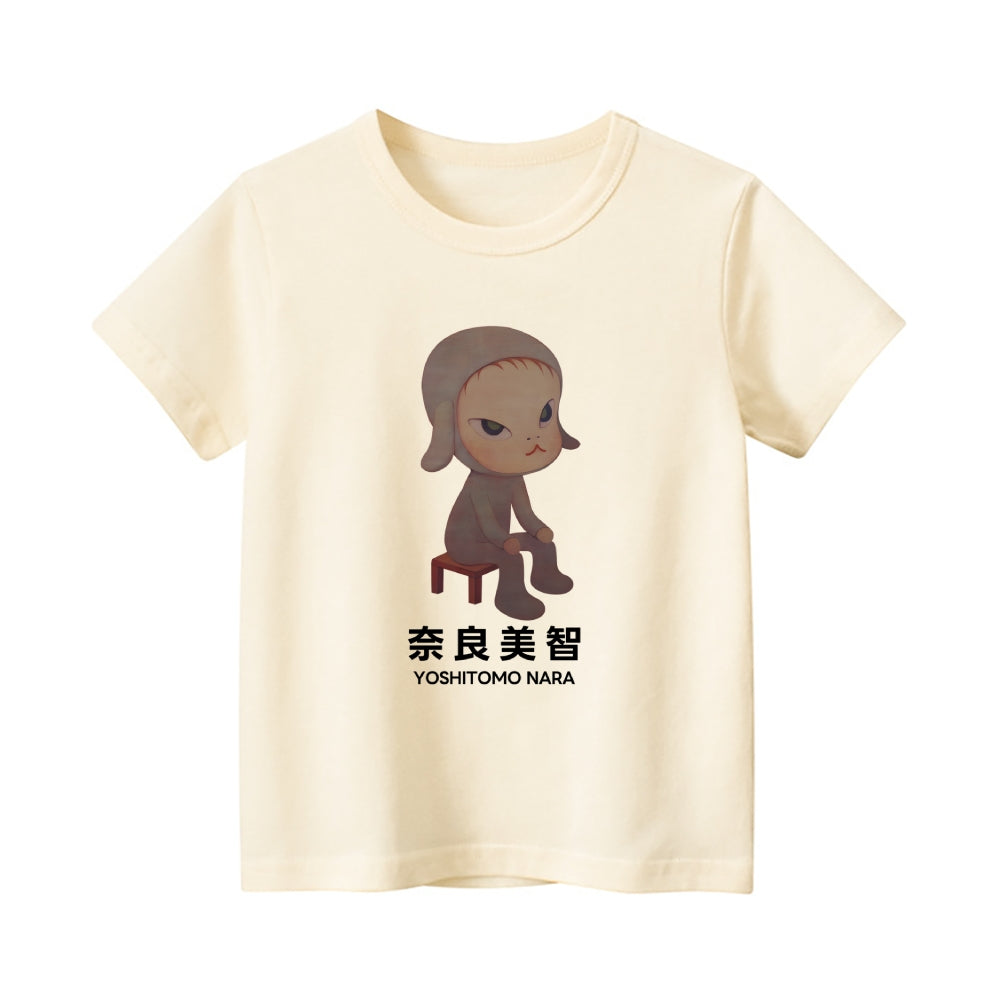 Yoshitomo Nara Vintage Kids Cotton T-shirt