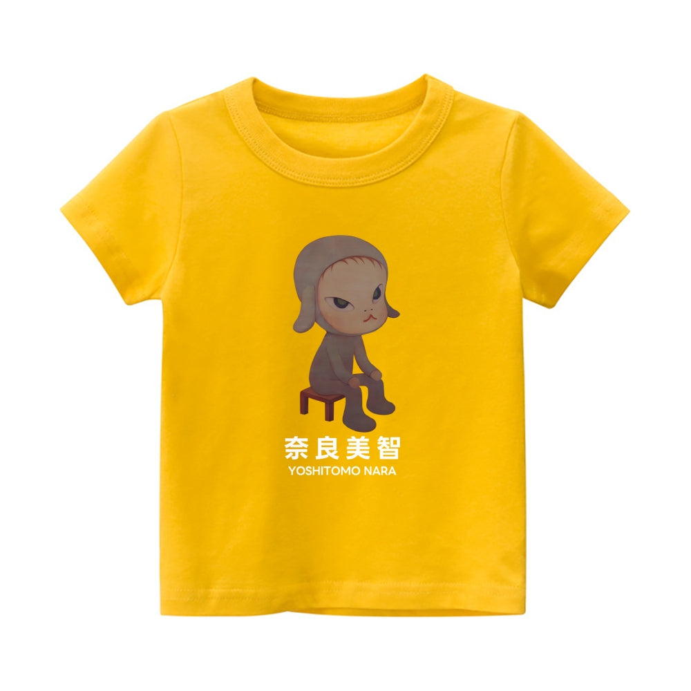 Yoshitomo Nara Vintage Kids Cotton T-shirt