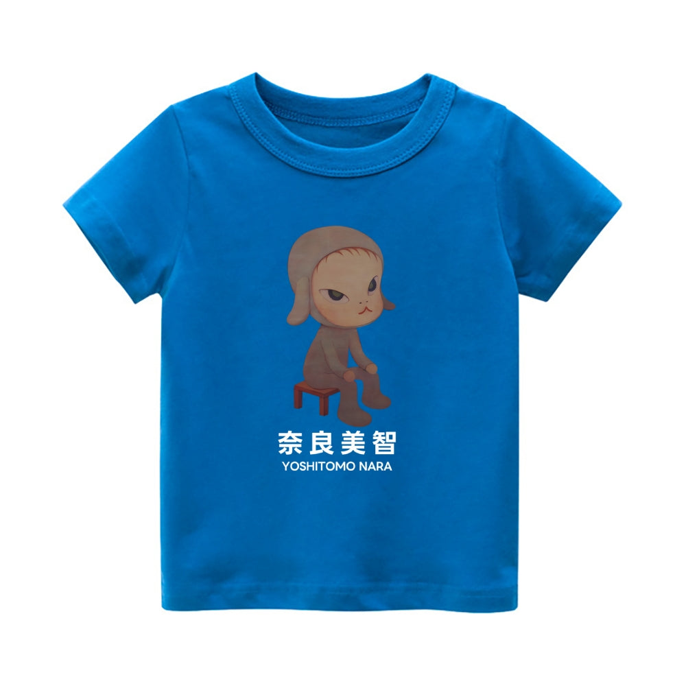 Yoshitomo Nara Vintage Kids Cotton T-shirt