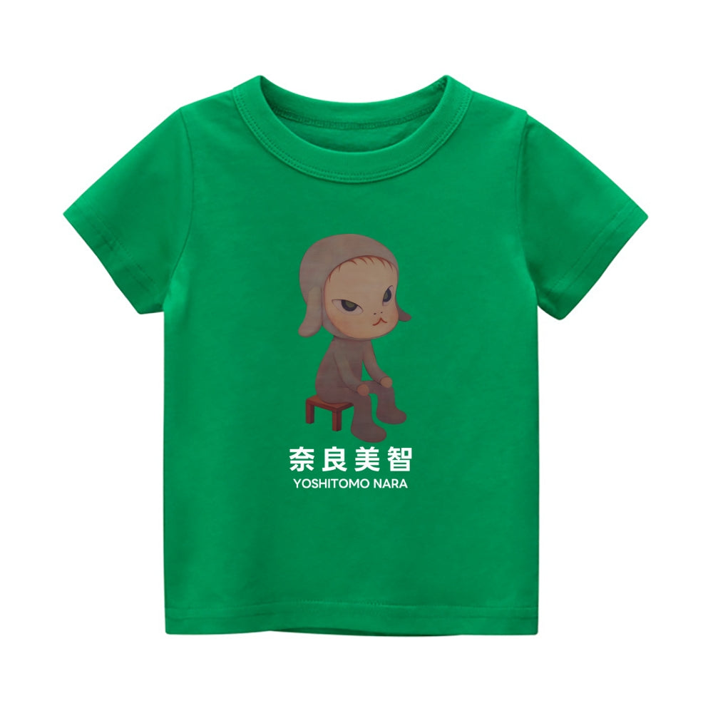Yoshitomo Nara Vintage Kids Cotton T-shirt