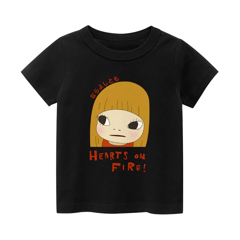 Yoshitomo Nara Vintage Kids Cotton T-shirt