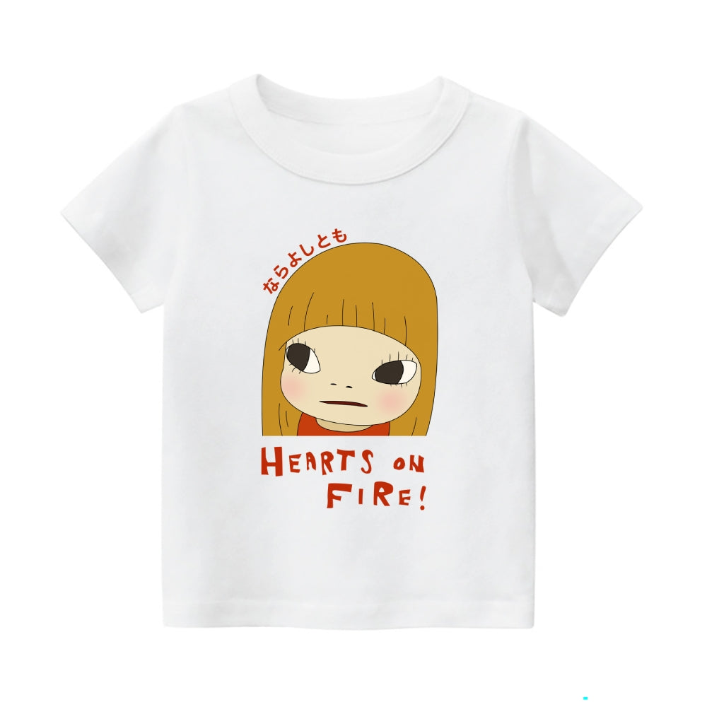 Yoshitomo Nara Vintage Kids Cotton T-shirt