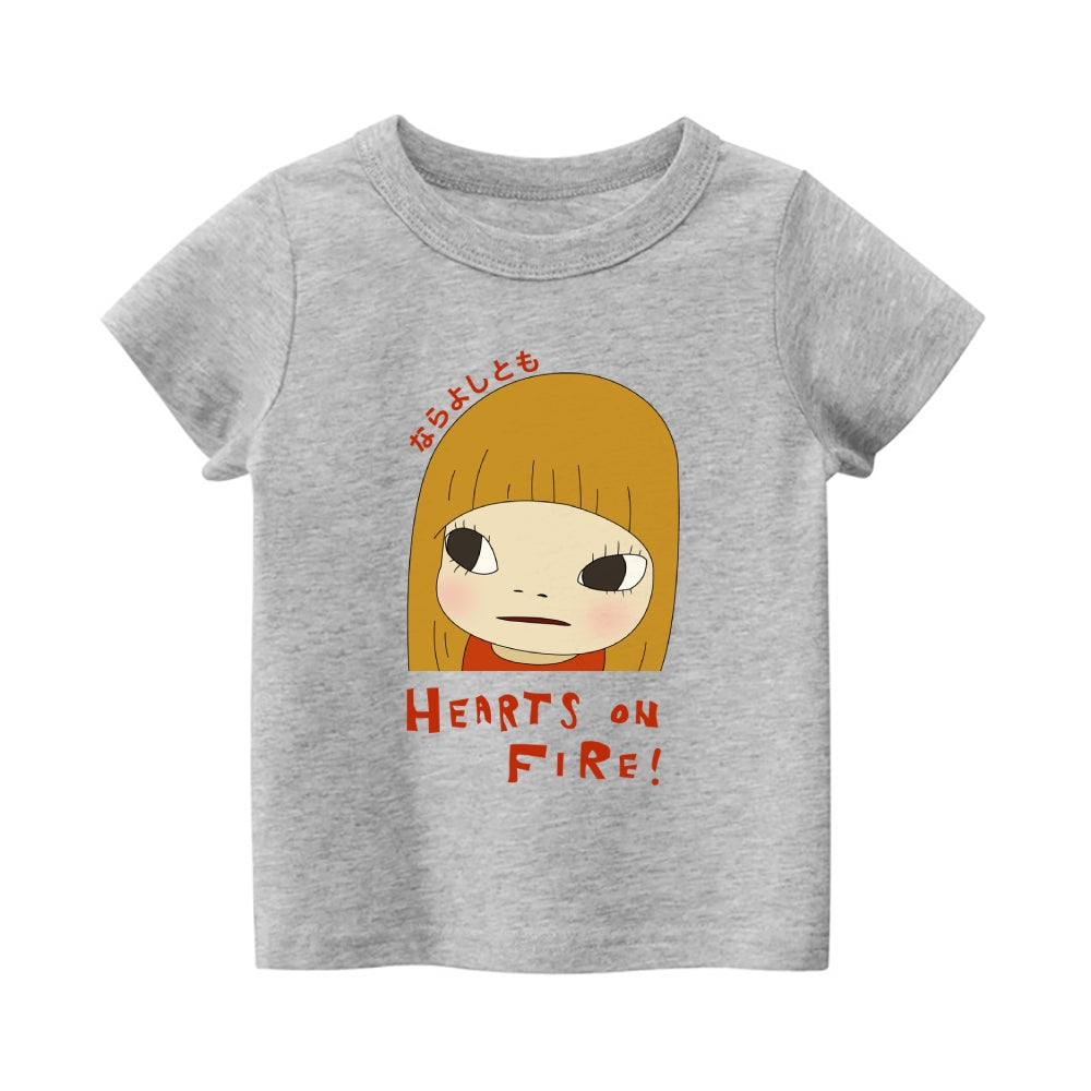 Yoshitomo Nara Vintage Kids Cotton T-shirt