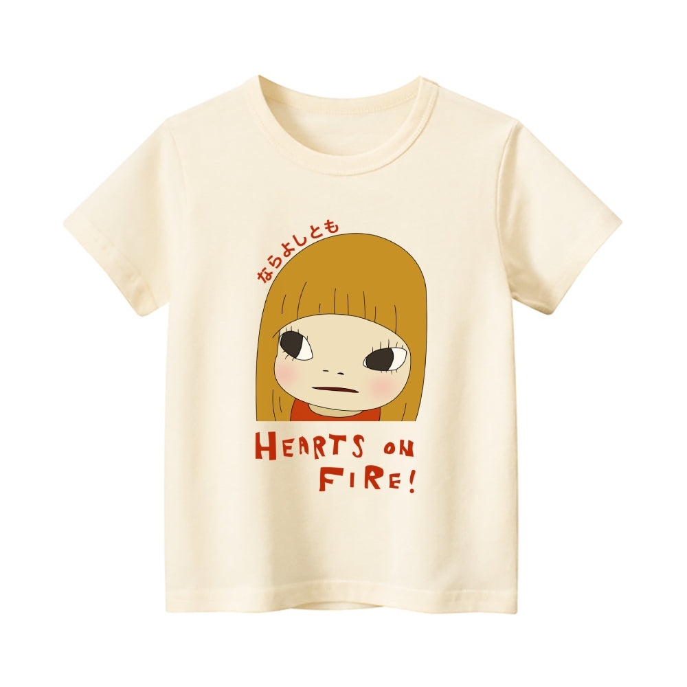 Yoshitomo Nara Vintage Kids Cotton T-shirt