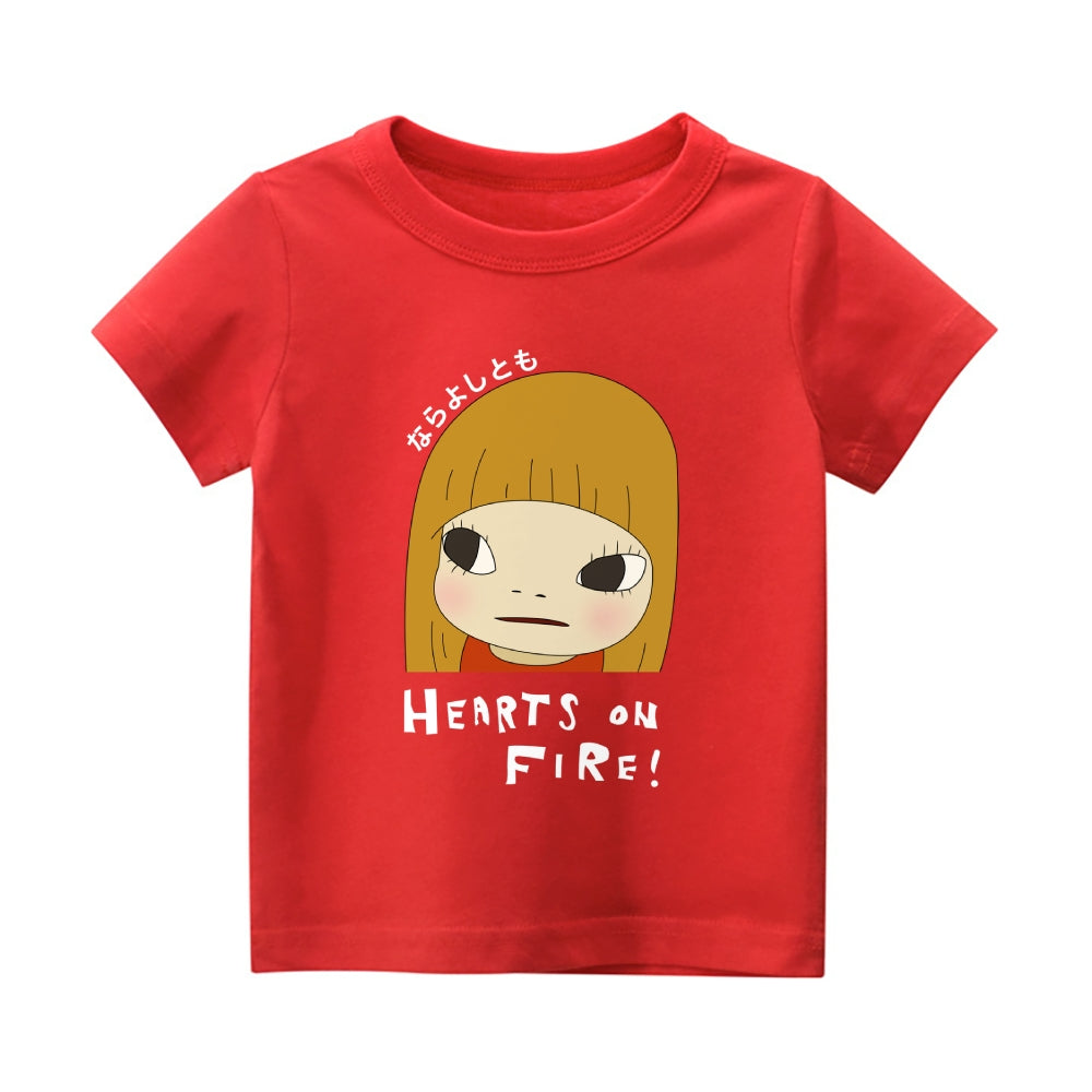 Yoshitomo Nara Vintage Kids Cotton T-shirt
