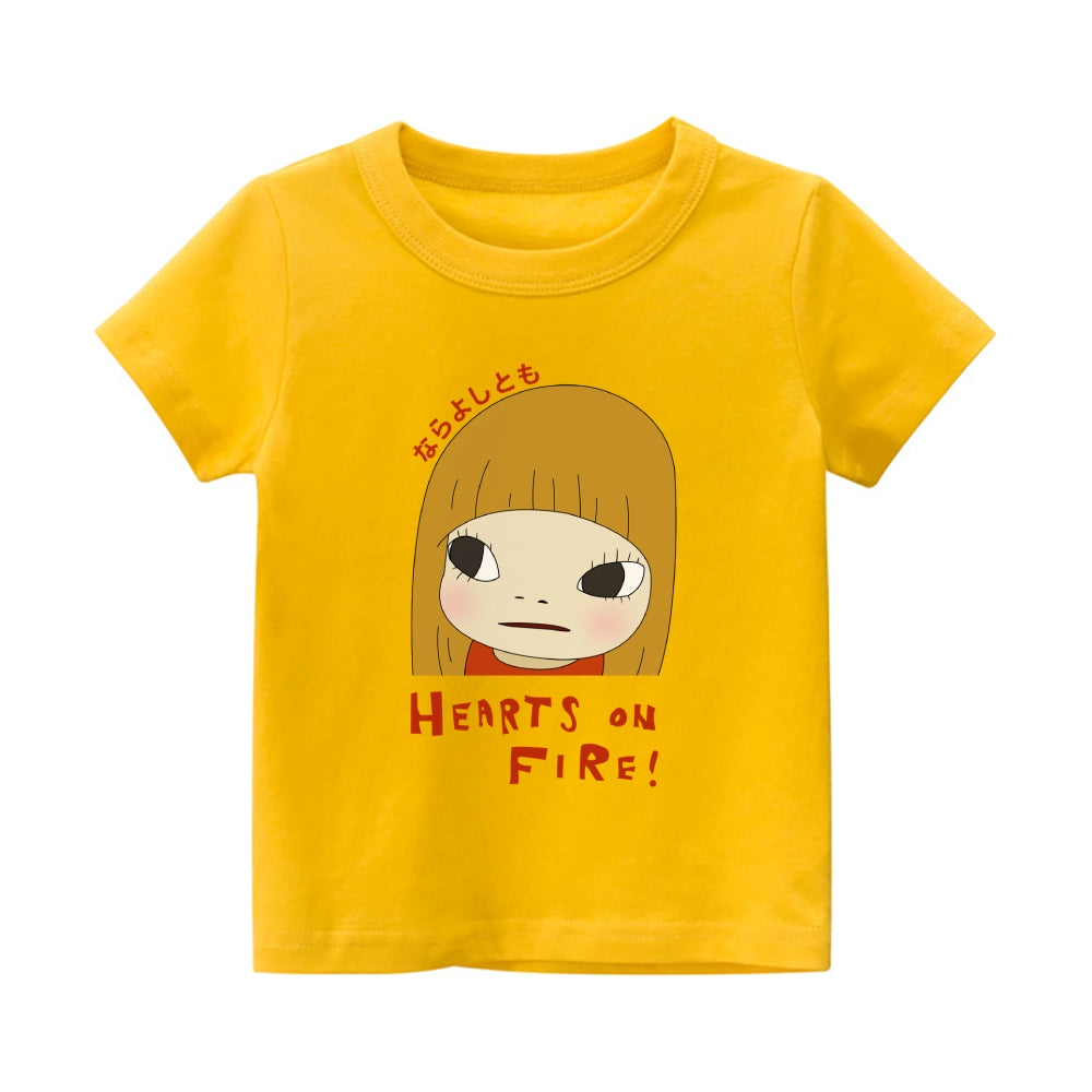 Yoshitomo Nara Vintage Kids Cotton T-shirt