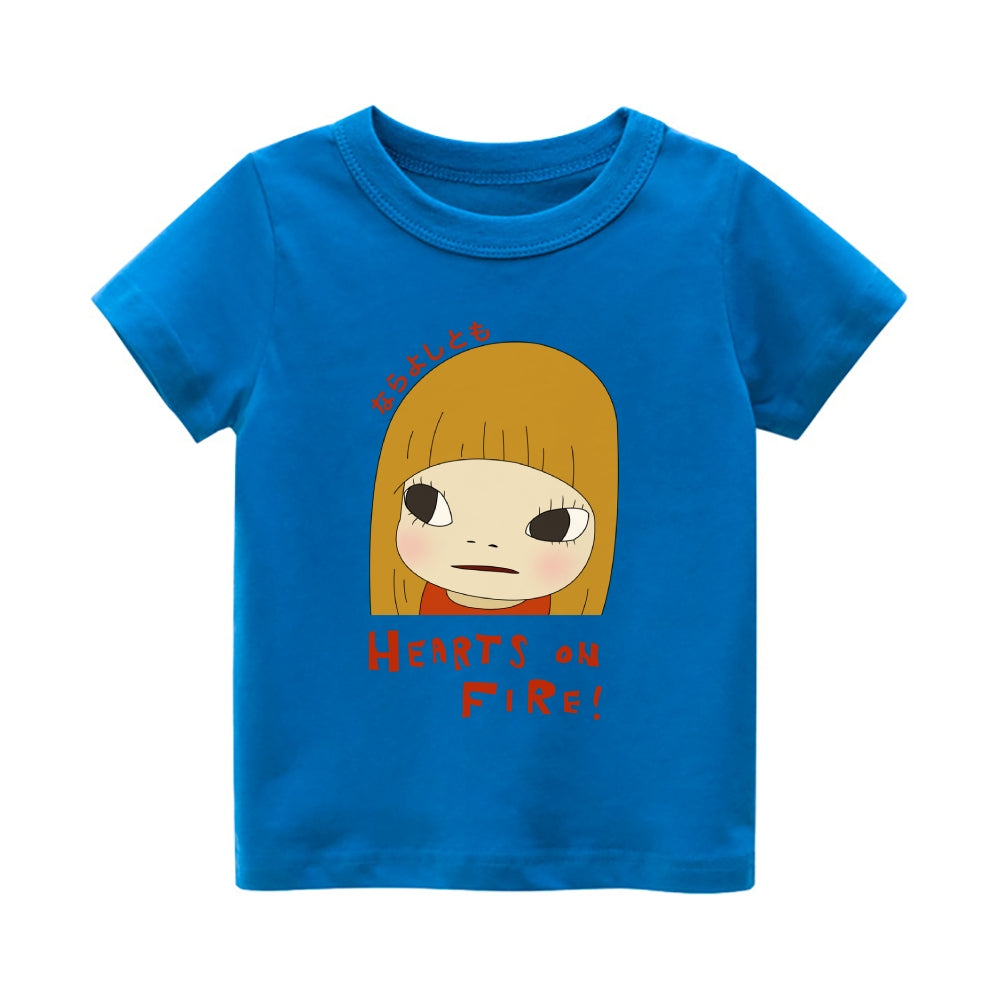 Yoshitomo Nara Vintage Kids Cotton T-shirt