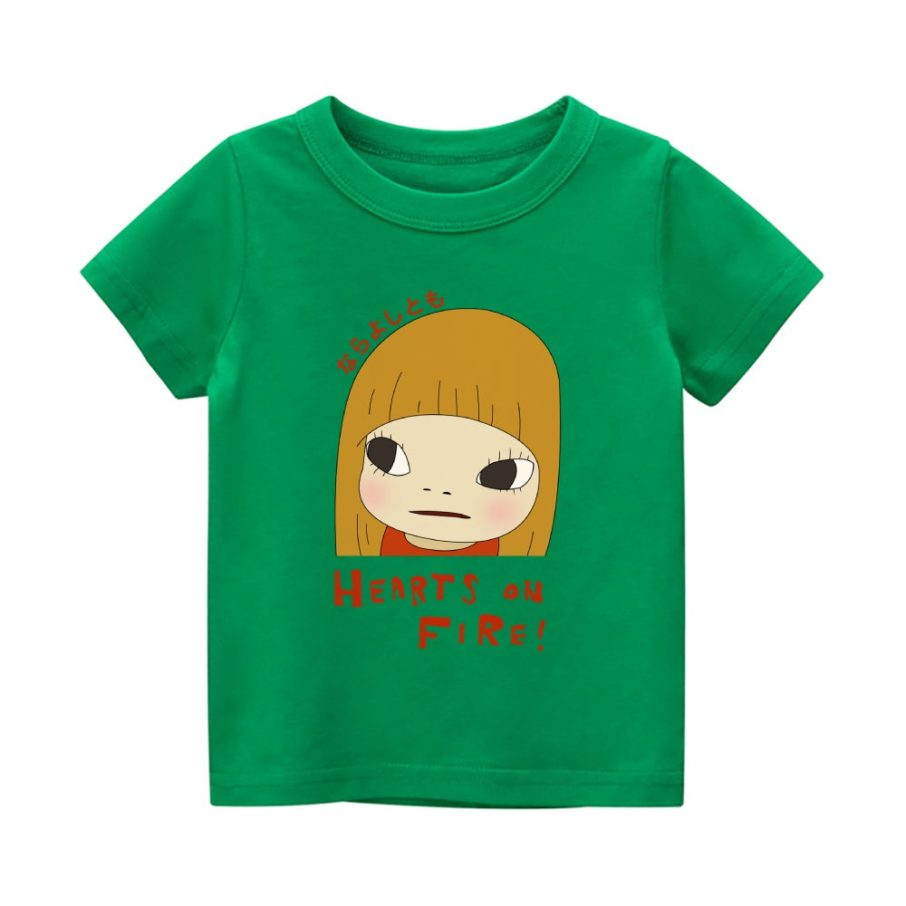 Yoshitomo Nara Vintage Kids Cotton T-shirt