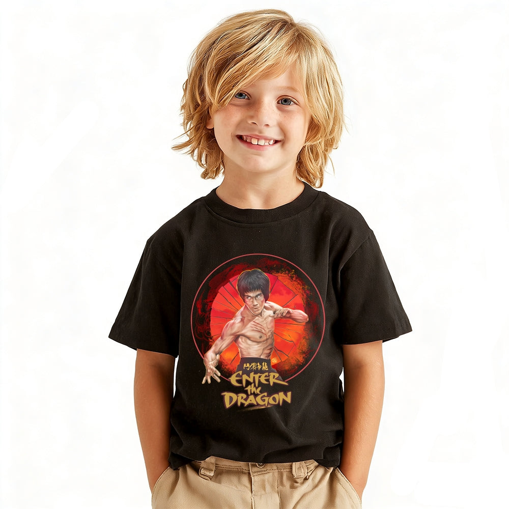 Bruce Lee Vintage Kids Cotton T-shirt