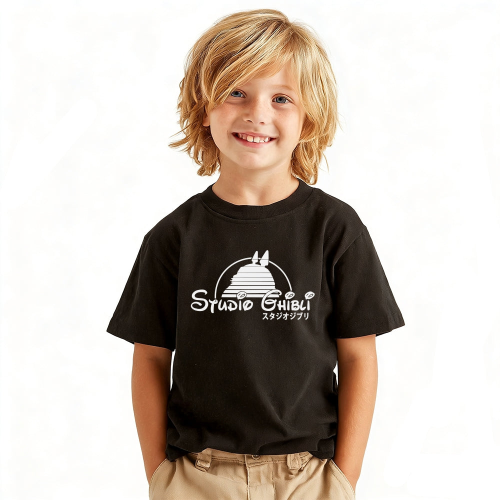 Ghibli Totoro Vintage Kids Cotton T-shirt