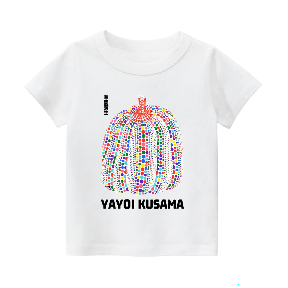 Yayoi Kusama Pumpkin Vintage Kids Cotton T-shirt