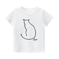 Cat Vintage Kids Cotton T-shirt