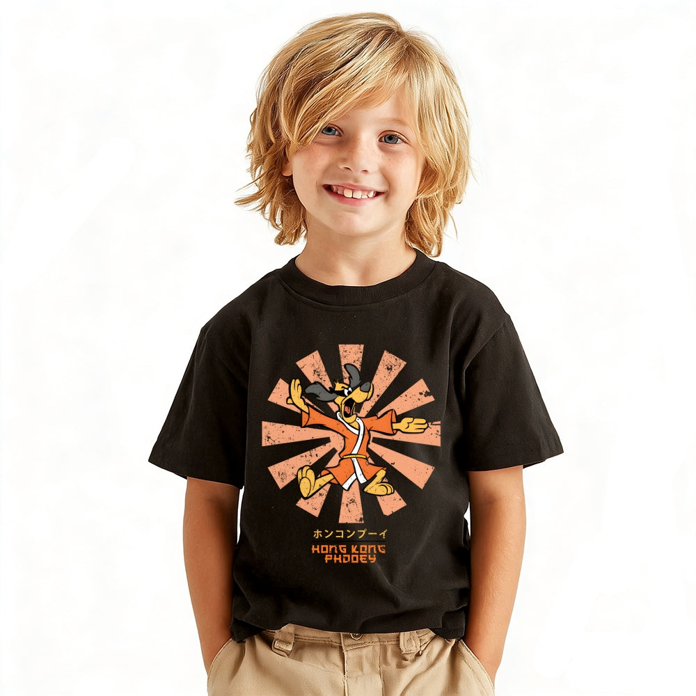 Hong Kong Phooey Vintage Kids Cotton T-shirt