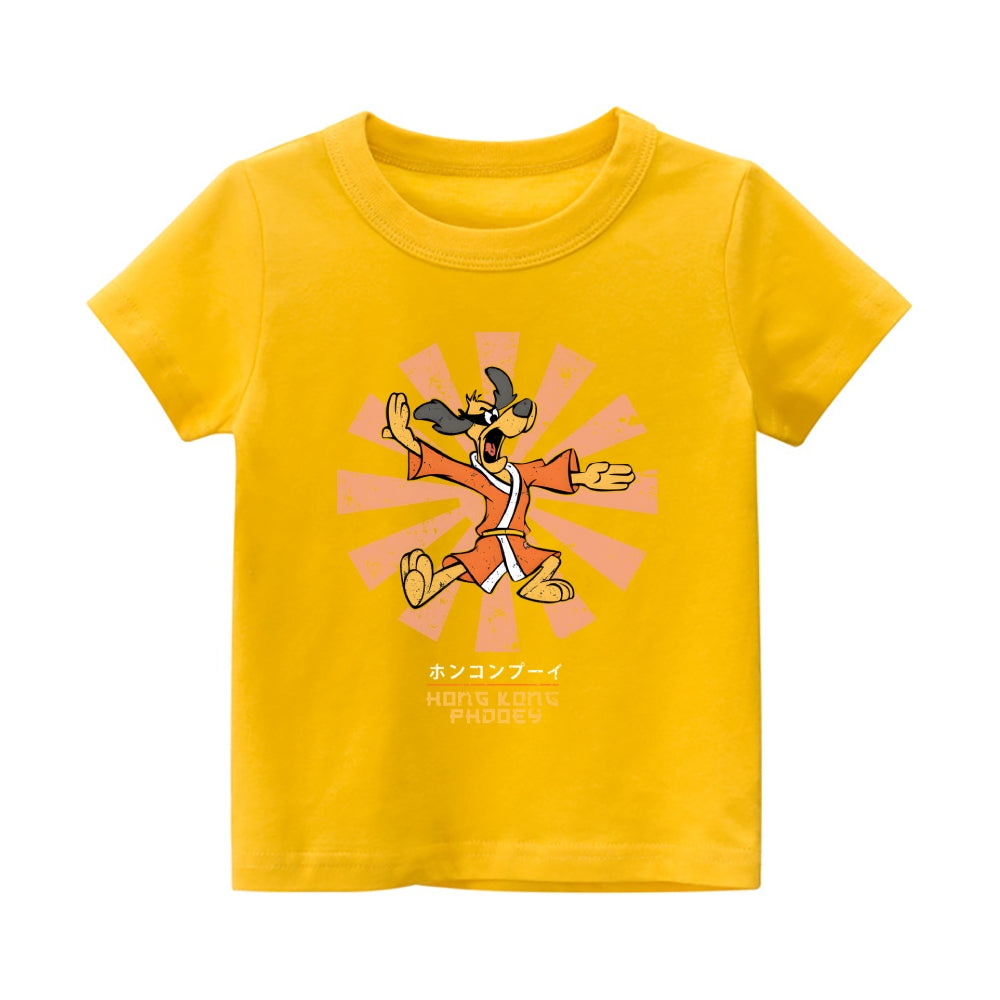 Hong Kong Phooey Vintage Kids Cotton T-shirt