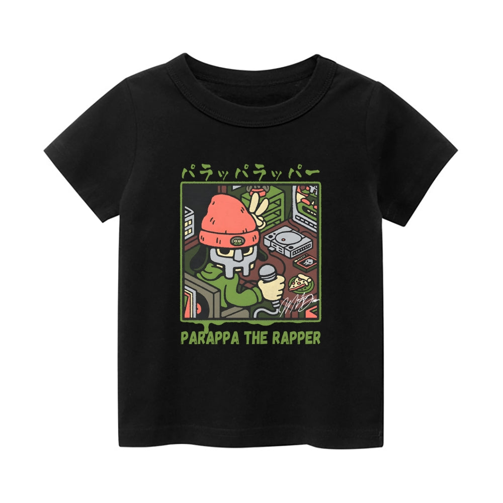 Parappa Rapper Dog Vintage Kids Cotton T-shirt