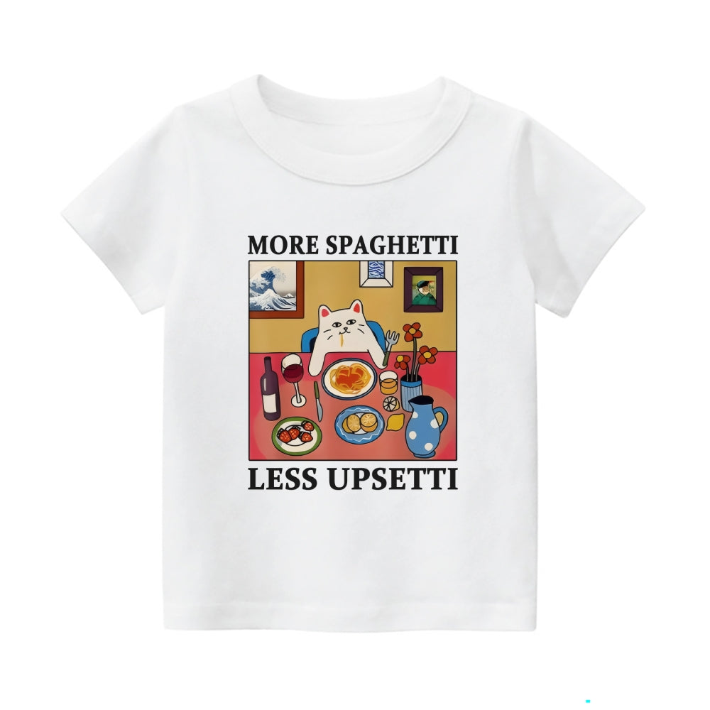 Spaghetti Vintage Kids Cotton T-shirt