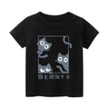 Cat Vintage Kids Cotton T-shirt