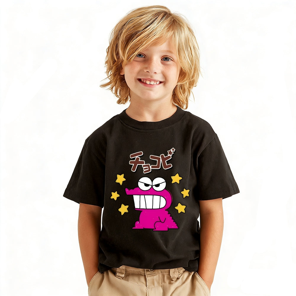 Chocobi Dragon Vintage Kids Cotton T-shirt