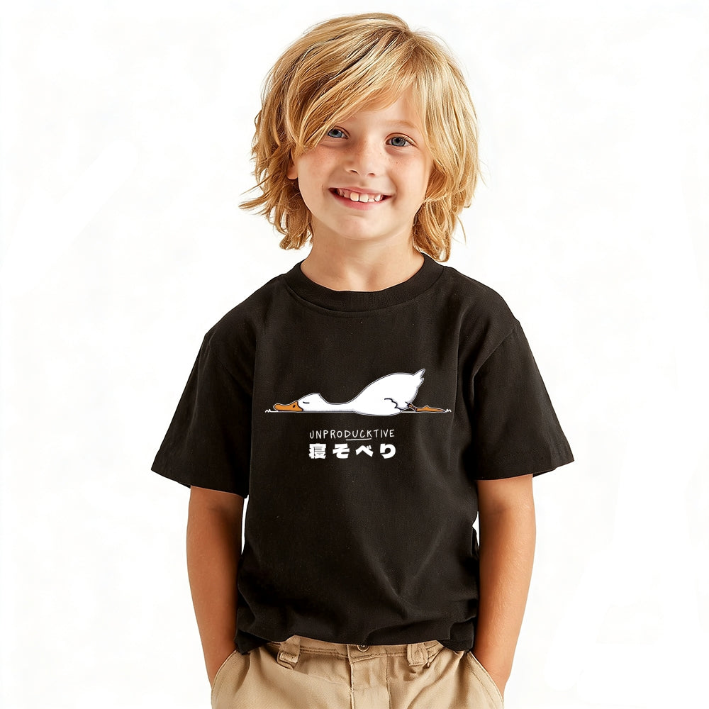 Duck Vintage Kids Cotton T-shirt