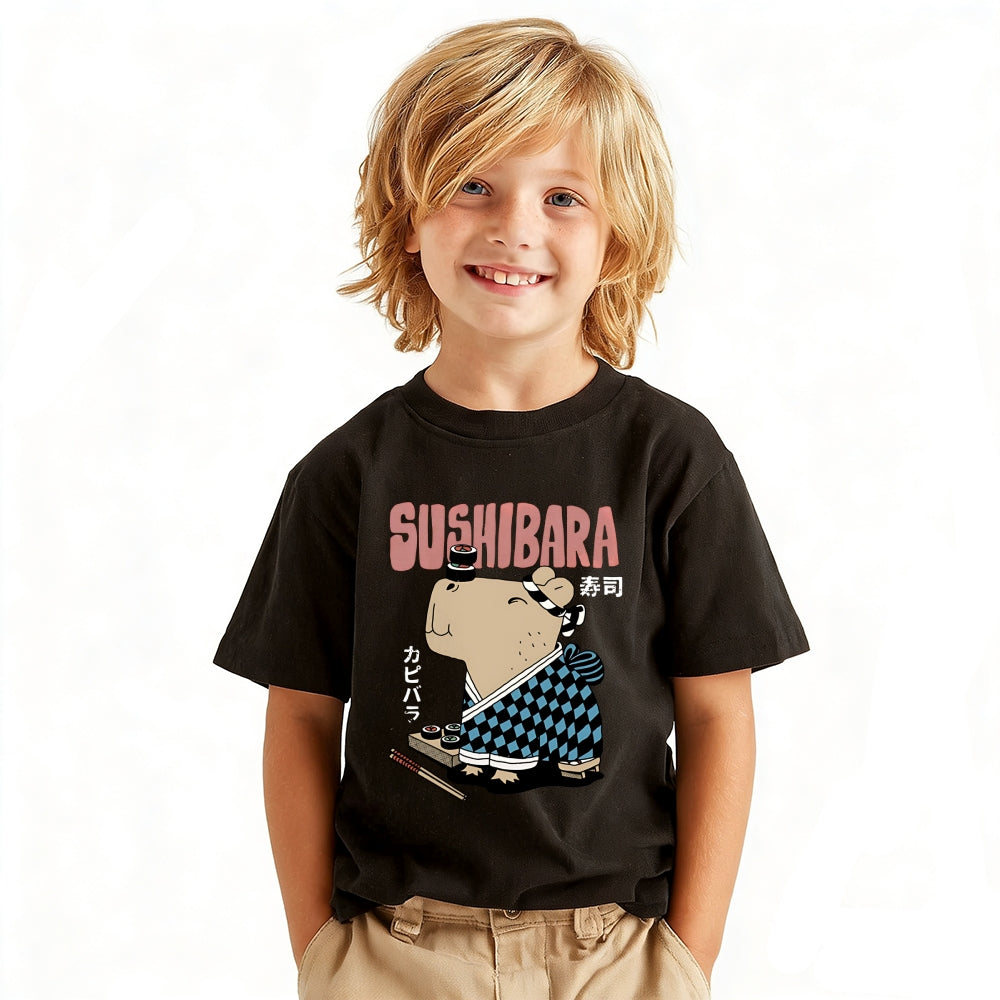 Sushibara Vintage Kids Cotton T-shirt