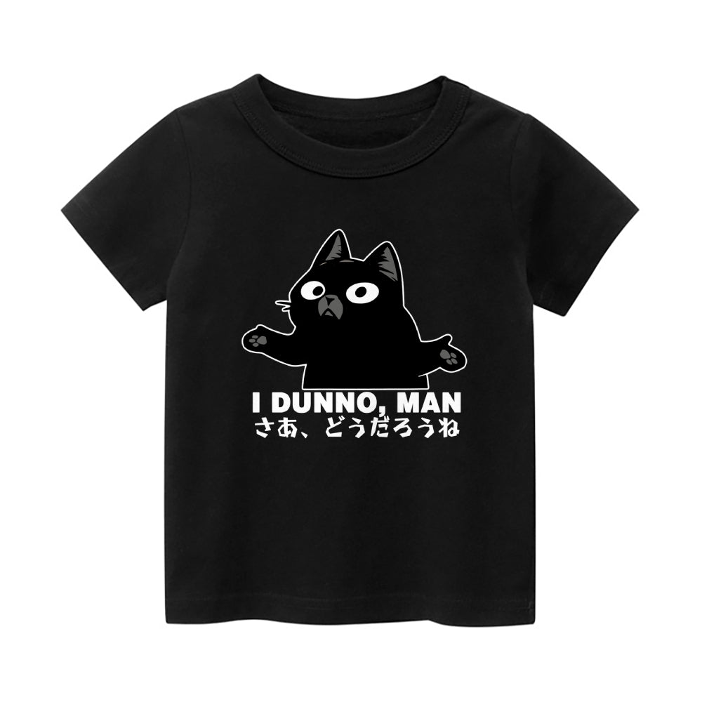 Dunno Cat Vintage Kids Cotton T-shirt