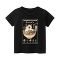 Ramen Cat Vintage Kids Cotton T-shirt
