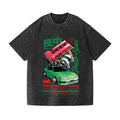 Car Vintage Wash Japanese Design T-Shirt