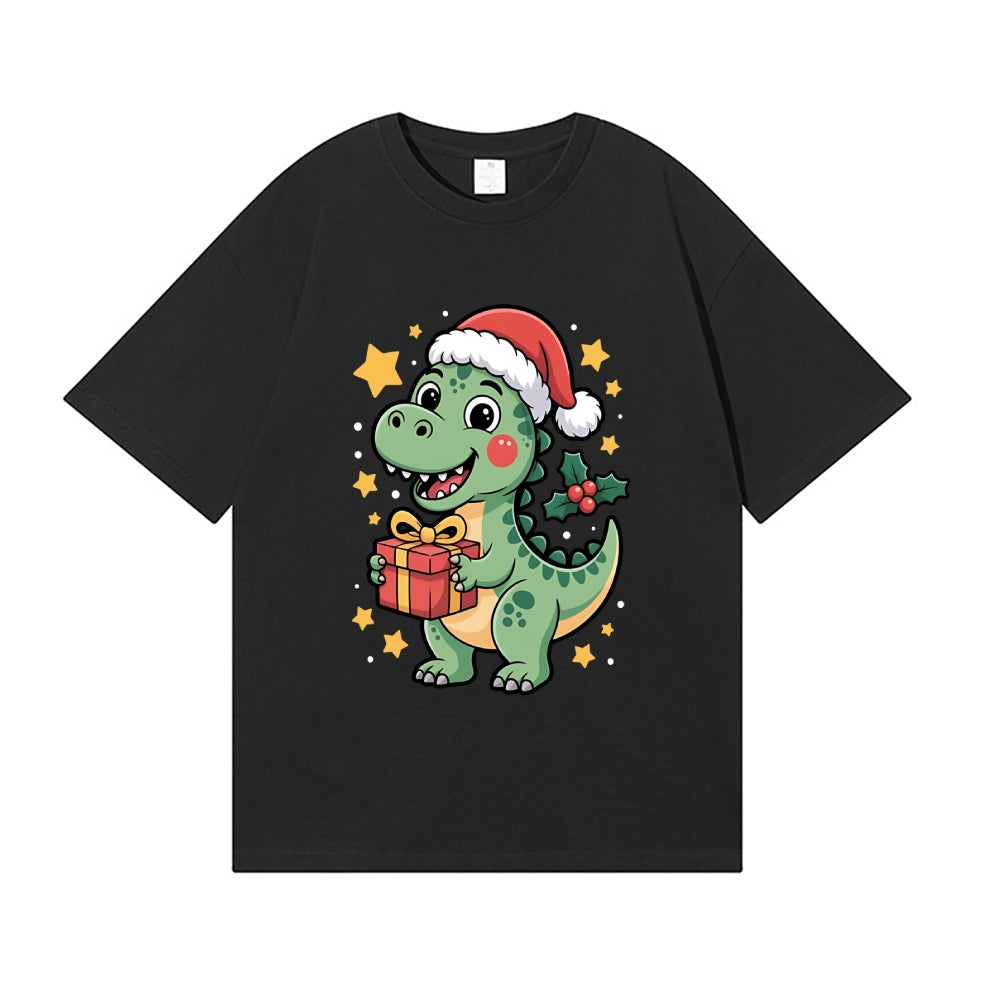 Christmas Dinosaur Japanese Style Classic Tee