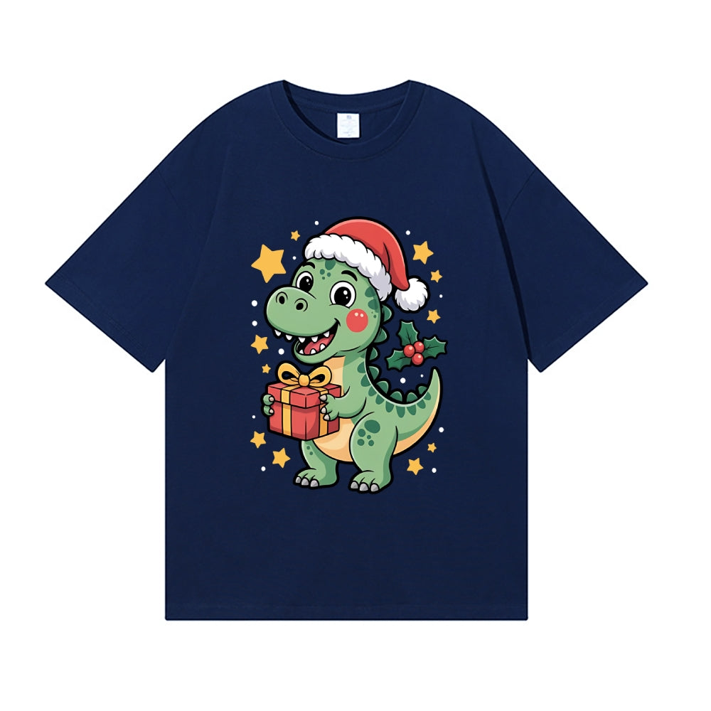 Christmas Dinosaur Japanese Style Classic Tee