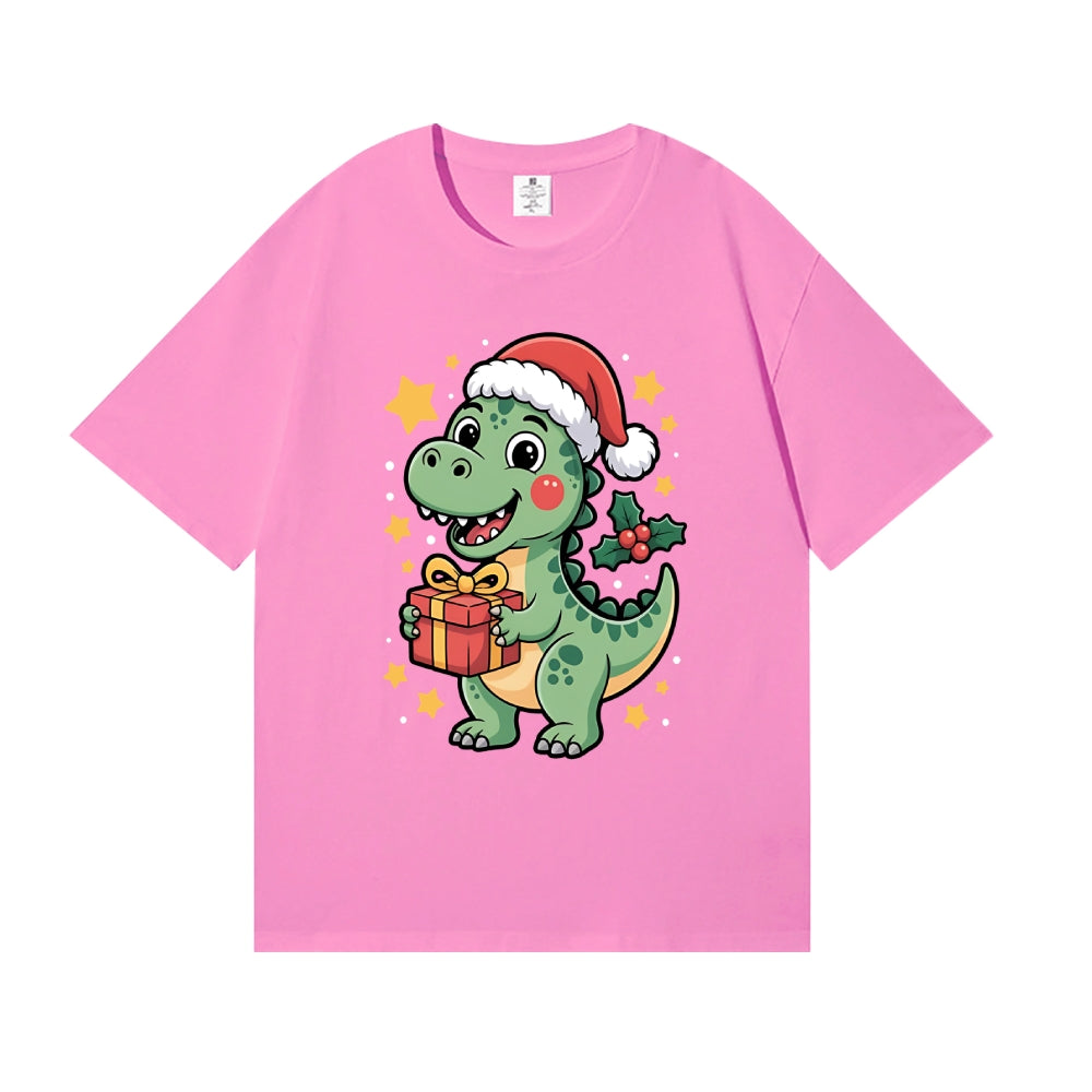 Christmas Dinosaur Japanese Style Classic Tee