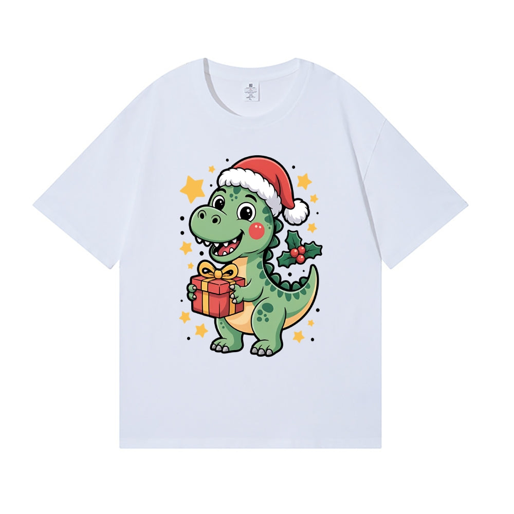 Christmas Dinosaur Japanese Style Classic Tee