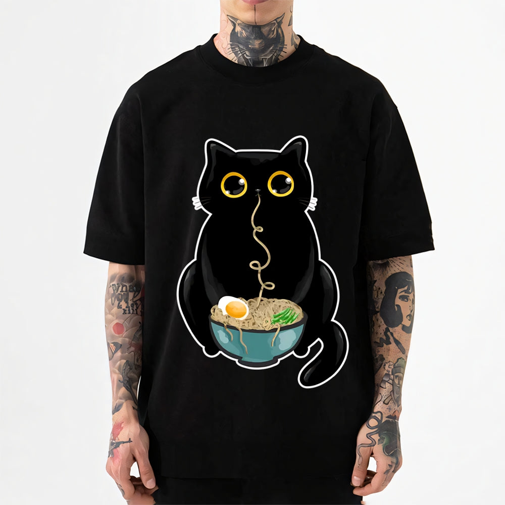 Ramen Cat Japanese Style Classic Tee